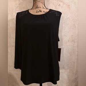 Love Scarlett One Sleeve Lacy Blouse(Bust 42”Length 24”)